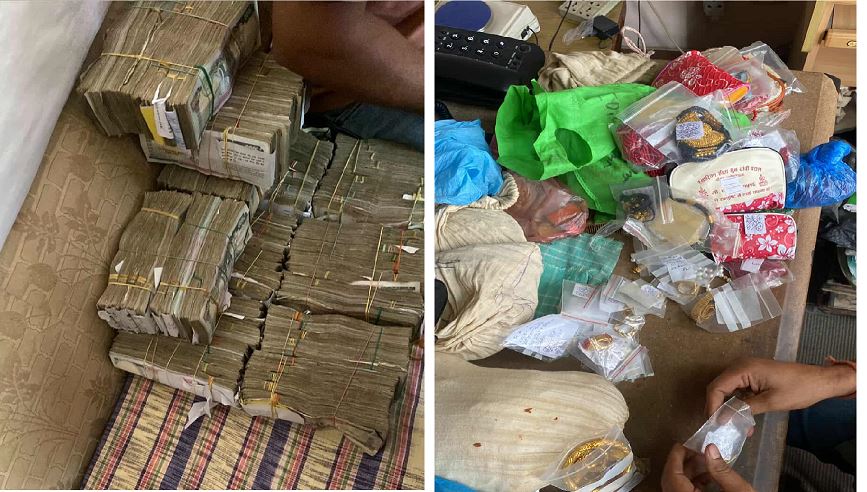 गोङ्गबुमा मिटरब्याजी धन्दाको पर्दाफास: घरबाट साढे ४ करोड नगद, सुन र चाँदी बरामद