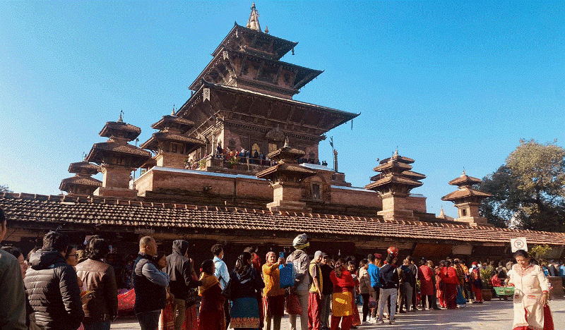 तलेजु भवानीलाई दसैँ घर भित्र्याइयो, तुलजा यात्रा सम्पन्न