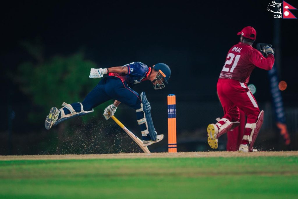 नेपालद्वारा कतारलाई १४८ रनको लक्ष्य