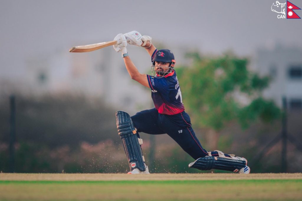 नेपालद्वारा युएइलाई १४१ रनको लक्ष्य