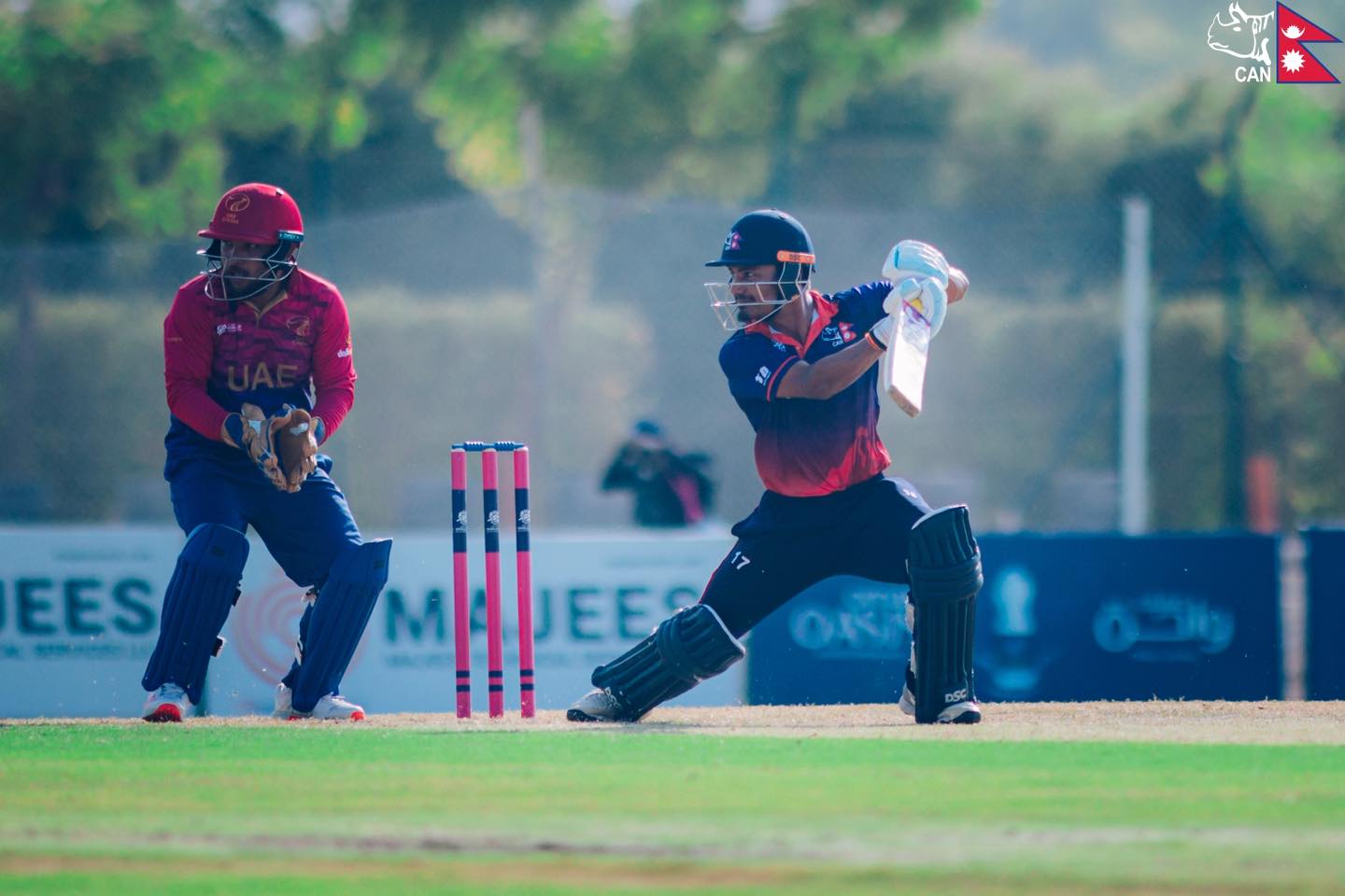 आईसीसी विश्वकप क्रिकेट लिग-२: यूएईविरुद्ध कप्तान रोहित पौडेलको शतक