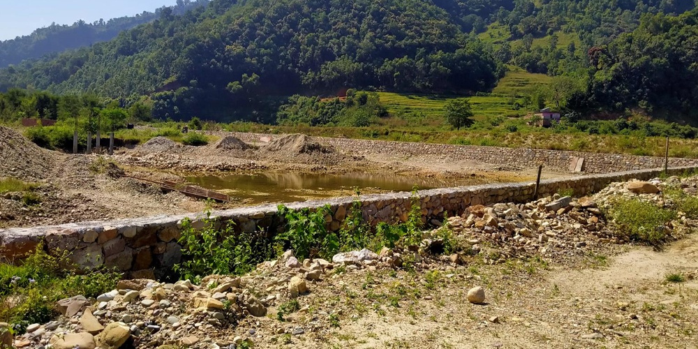 पर्यटन प्रवर्धन र आयआर्जनका लागि तलाउसहितको मन्दिर निर्माण सुरु