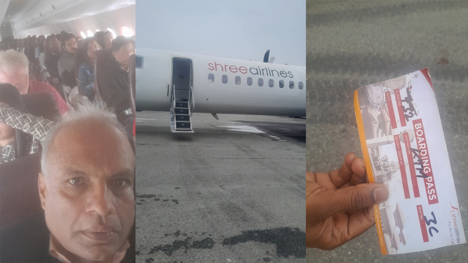 श्री एयरले १ घण्टा ३८ मिनेट आकाशमै फनफनी घुमाएपछि यसो भन्नुहुन्छ गुरुराज घिमिरे