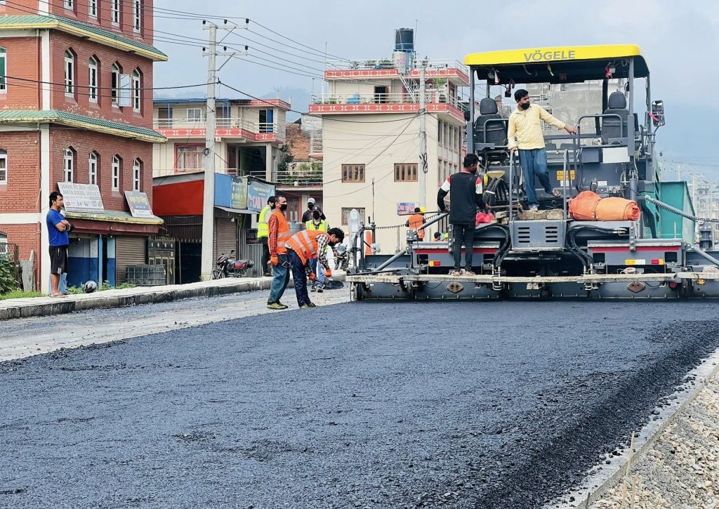 साँगा–धुलिखेल सडक विस्तार सुस्त गतिमा