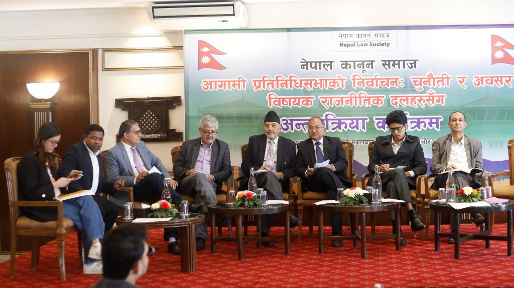 निर्वाचनले देश, संविधान र जनताको भविष्यको जिम्मेवारी लिनुपर्छ : पूर्वप्रधानन्यायाधीश श्रेष्ठ