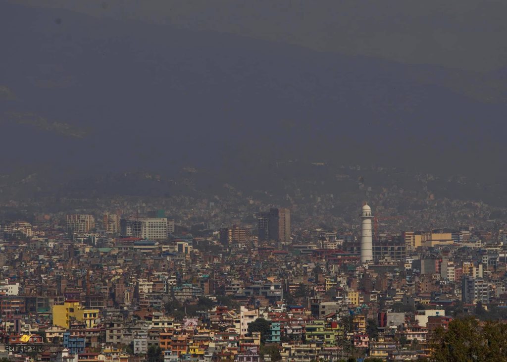 उपत्यकामा वायु प्रदूषण बढ्दै