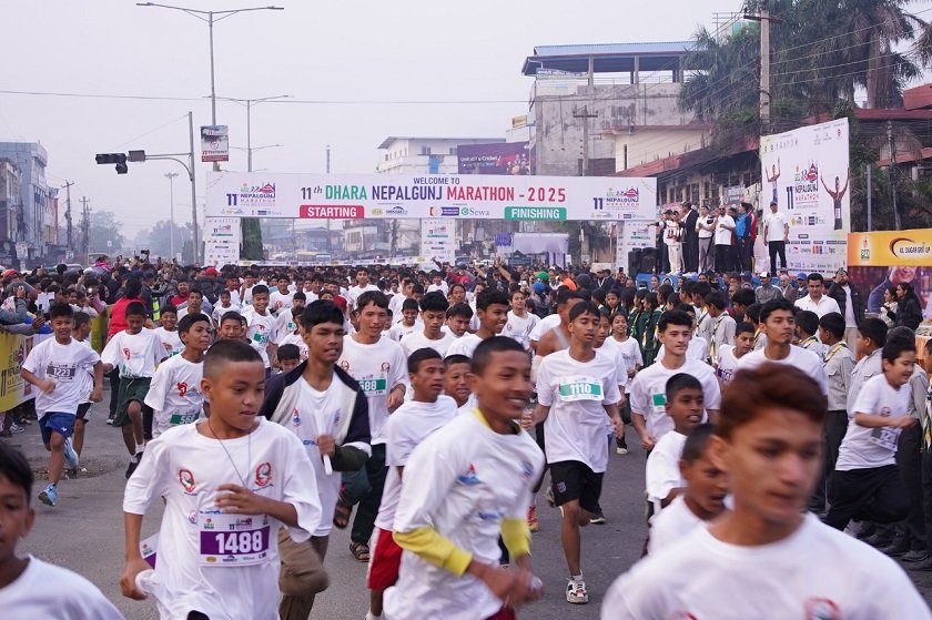 नेपालगञ्ज म्याराथनको उपाधि खड्का र न्यौपानेलाई