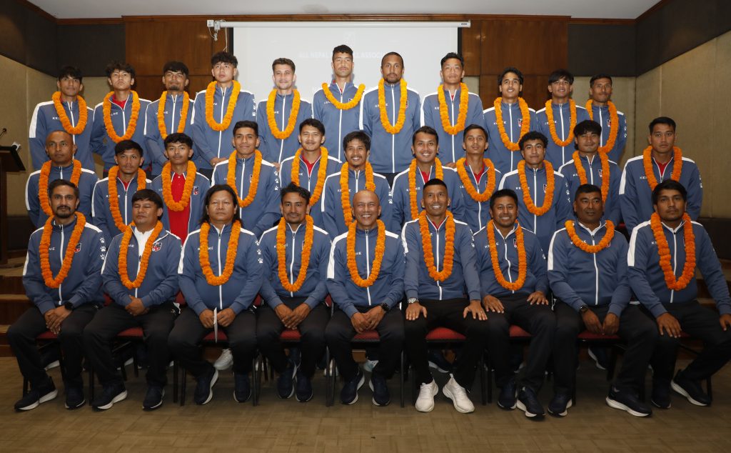 नेपाली फुटबल टिमको विदाइ