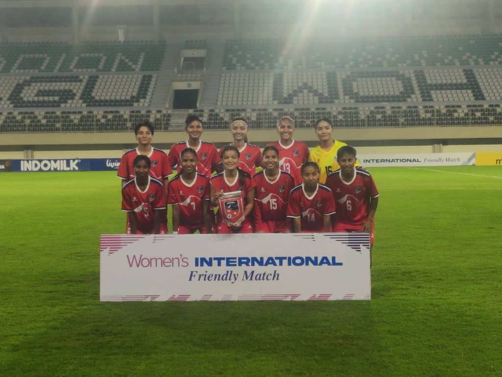 अन्तर्राष्ट्रिय महिला फुटबलमा चाइनिज ताइपेइसँग नेपाल पराजित