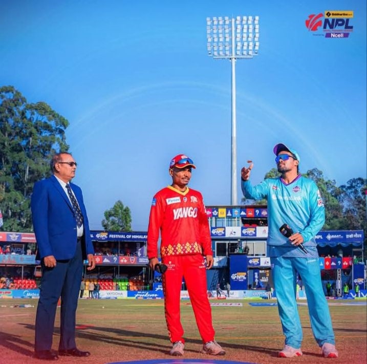 एनपिएलमा काठमाडौँ गोर्खाजले टस जितेर ब्याटिङ गर्दै