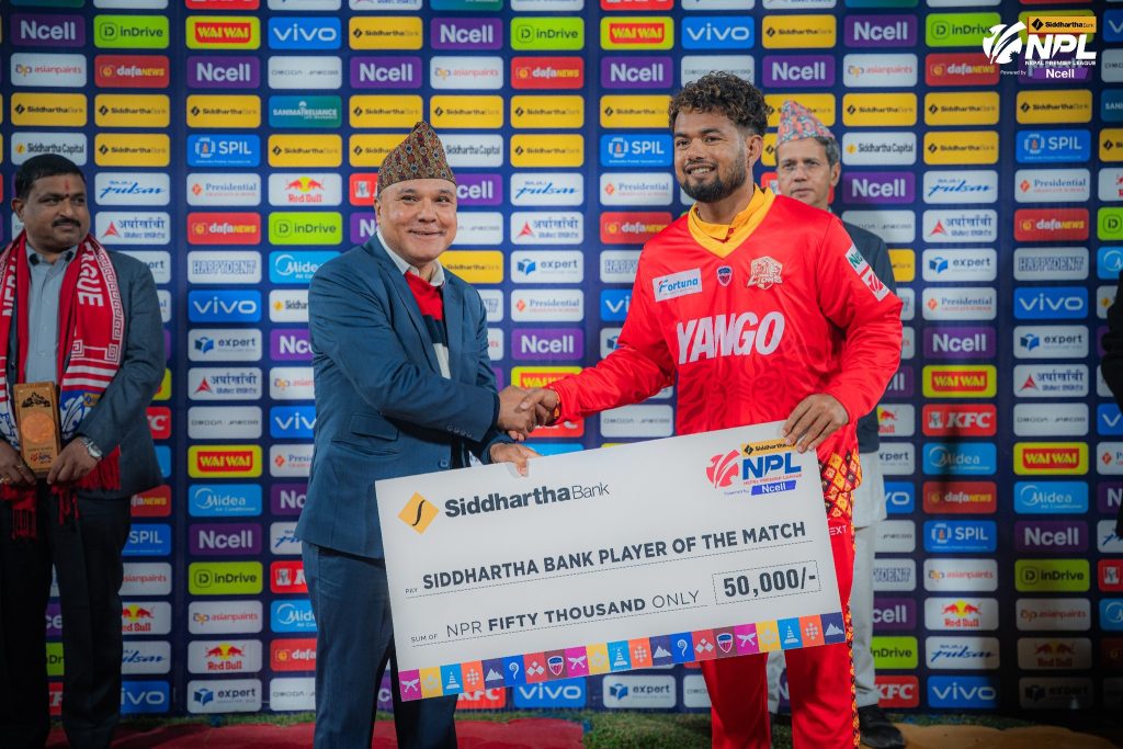 काठमाडौँलाई चार विकेटले हराउँदै लुम्बिनी लायन्स दोस्रो क्वालिफायरमा प्रवेश