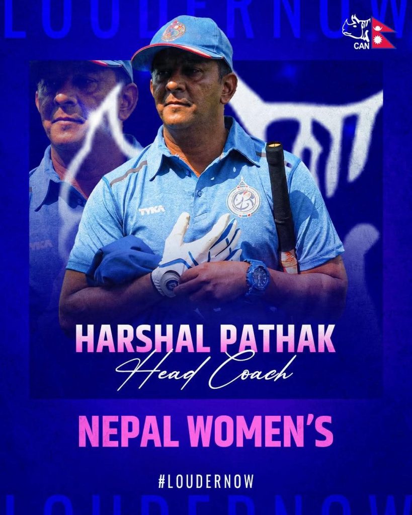 पाठक नेपालको महिला क्रिकेट टिमका प्रमुख प्रशिक्षक