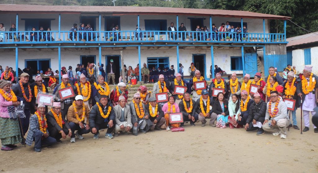 नागीमा १०३ वर्षीय इन्द्रबहादुर राईसहित ८० वर्षमाथिका ३० ज्येष्ठ नागरिक सम्मानित