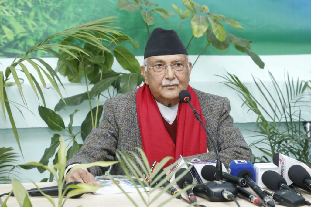 अध्यक्ष ओलीले आज सम्पादकहरूसँग भेटघाट गर्ने