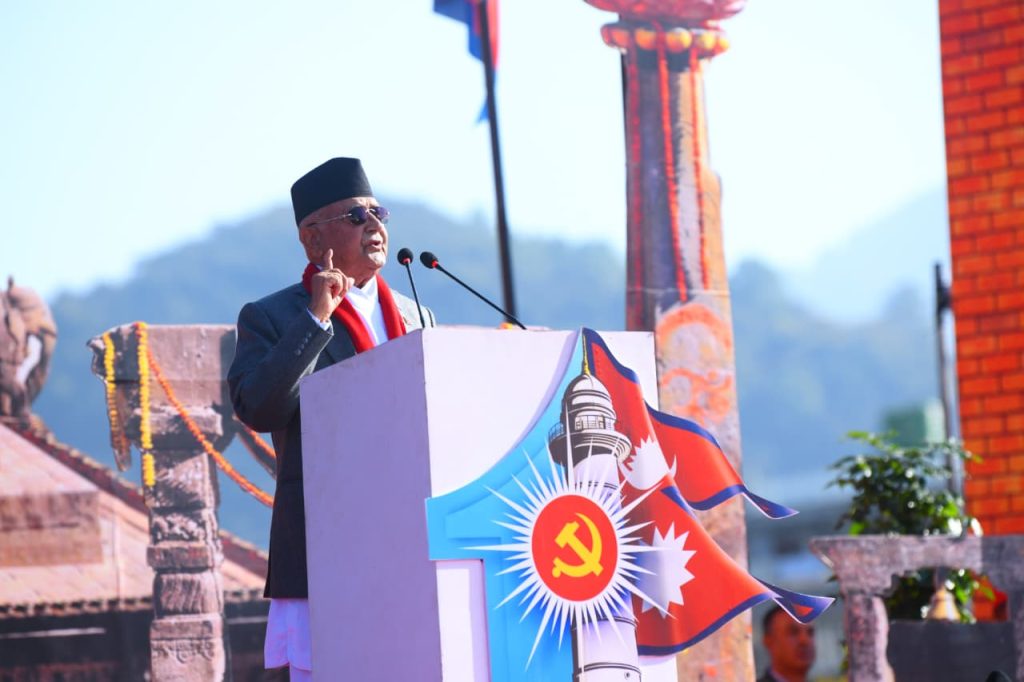 एमाले अध्यक्ष ओलीको सन्देश– ‘एक एमालेले अर्को एमालेसँग हात मिलाऔँ (पूर्णपाठसहित)