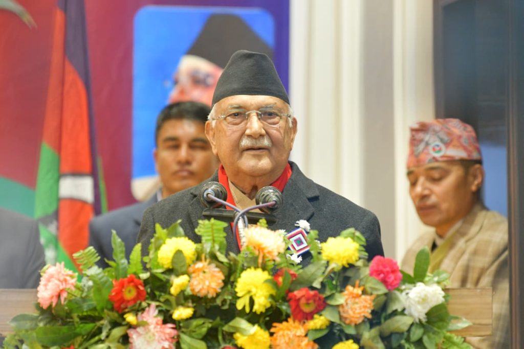 ‘भत्काएर मात्रै देश बन्दैन, बनाउनका लागि सुझबुझपूर्ण नेतृत्व चाहिन्छ’: अध्यक्ष केपी ओली