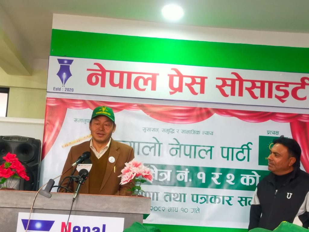 भक्तपुर–२ मा कांग्रेस-एमाले होइन, रास्वपासँग मात्रै प्रतिस्पर्धा हुन्छ: जितराम लामा