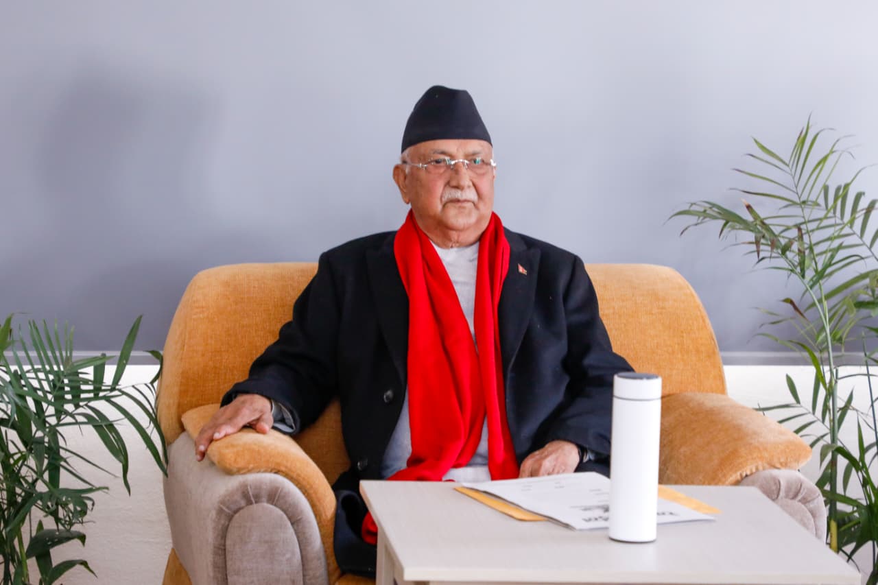 प्रधानमन्त्री बालेन्द्र शाहलाई अध्यक्ष ओलीको बधाइ