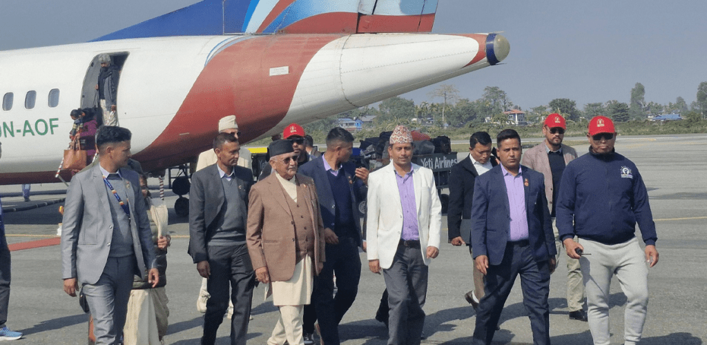 झापा–५ मा चुनावी सरगर्मी: अध्यक्ष ओली झापा पुगे