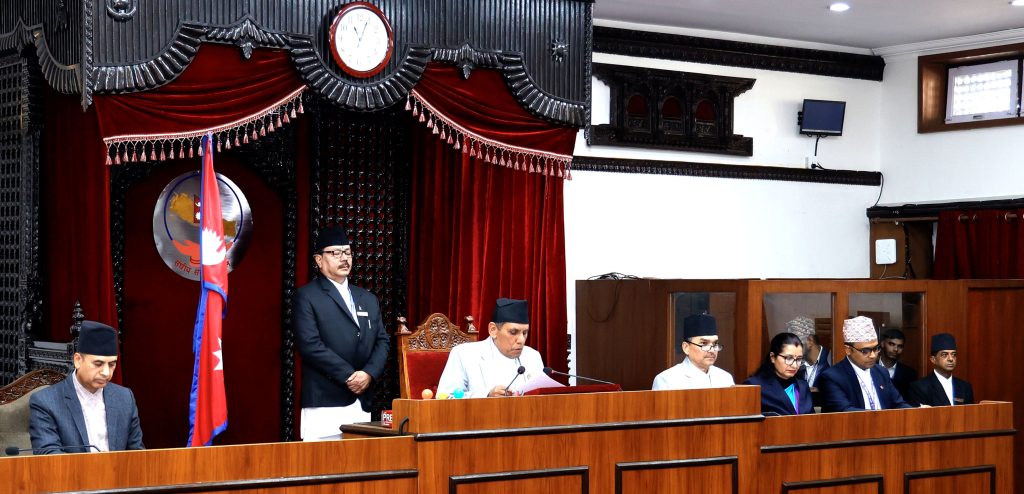 राष्ट्रिय सभाको पहिलो बैठक साढे ७ मिनेटमै सकियो: सांसद बोहराको निधनमा शोक प्रस्ताव पारित