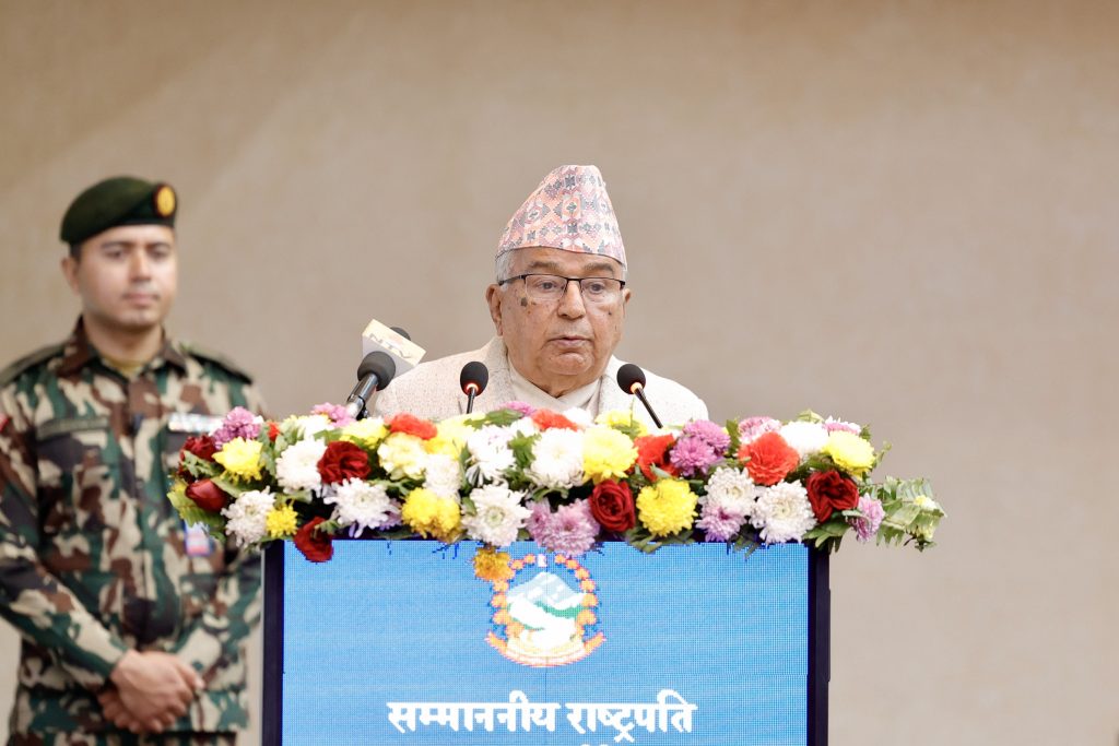 अख्तियार दुरुपयोग राज्यको वैधानिकता र सामाजिक न्यायमाथिको गम्भीर चुनौती : राष्ट्रपति पौडेल