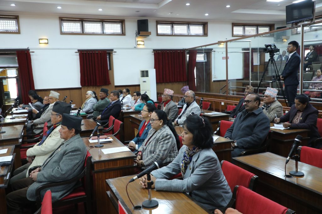 राष्ट्रियसभा बैठक सुरु: सामाजिक सञ्जाल विधेयक फिर्ता लिइँदै, निकुञ्जसम्बन्धी प्रतिवेदनमाथि छलफल हुने