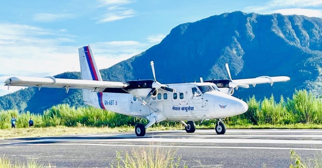 जहाज अभावले गुल्मीमा हवाई उडान कटौती, अब सातामा तीन दिन मात्र उडान हुने