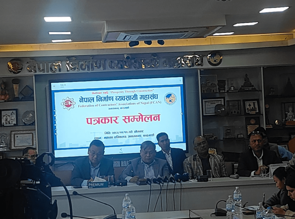 बालेनको अभिव्यक्तिप्रति निर्माण व्यवसायीको गम्भीर आपत्ति, सार्वजनिक रूपमा माफी माग्न माग