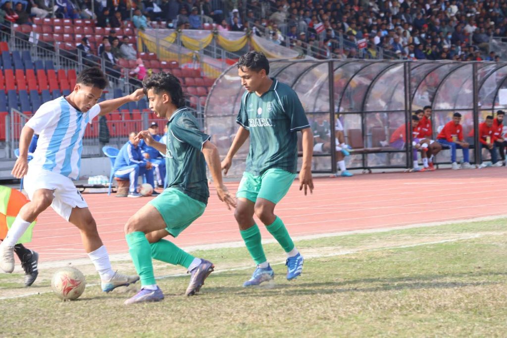 आहा रारा पोखरा गोल्डकप: मनाङलाई हराउँदै आयोजक सहारा क्लब फाइनलमा