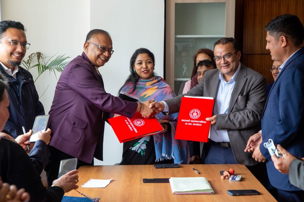 वडावासीको कलेजो जाँचका लागि वीर अस्पताल र काठमाडौँ महानगर वडा २७ बीच सम्झौता