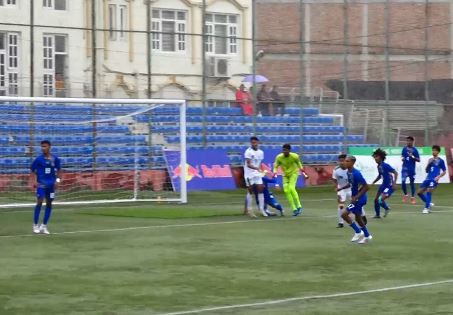 साफ यु–२० फुटबल: माल्दिभ्ससँग बराबरी खेल्दै नेपाल समूह विजेताका रूपमा सेमिफाइनलमा प्रवेश