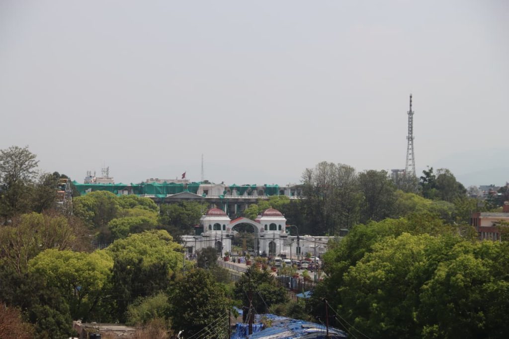 वसन्तको आगमनसँगै काठमाडौँमा यस्ताे देखियाे  हरियाली