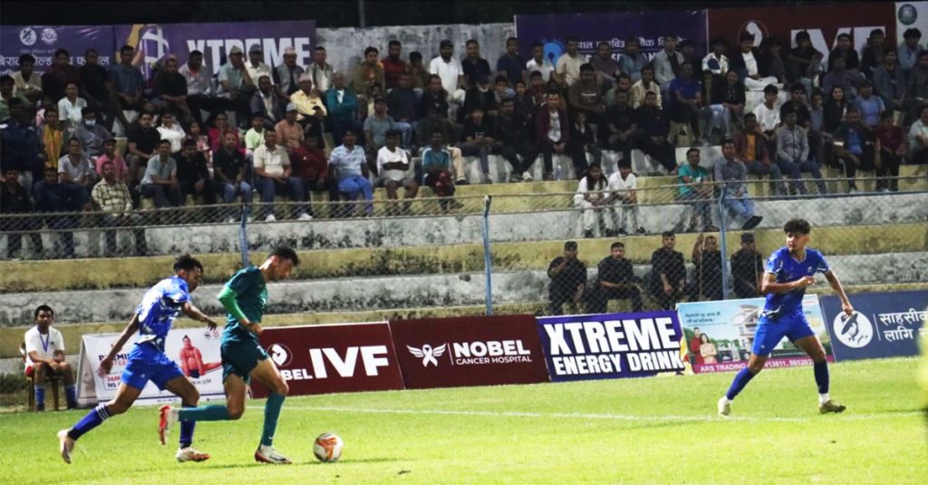 विराट गोल्डकप : उद्घाटन खेलमा नेपाल आर्मीलाई हराउँदै झापा-११ विजयी