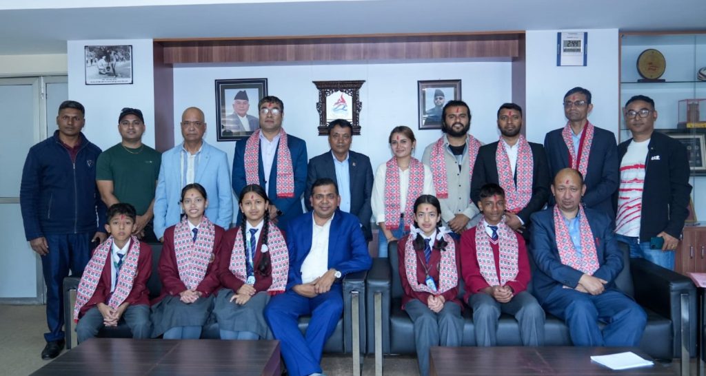 अन्तर्राष्ट्रिय प्रतियोगितामा सहभागी हुने नेपाली बुद्धिचाल टोलीको बिदाइ