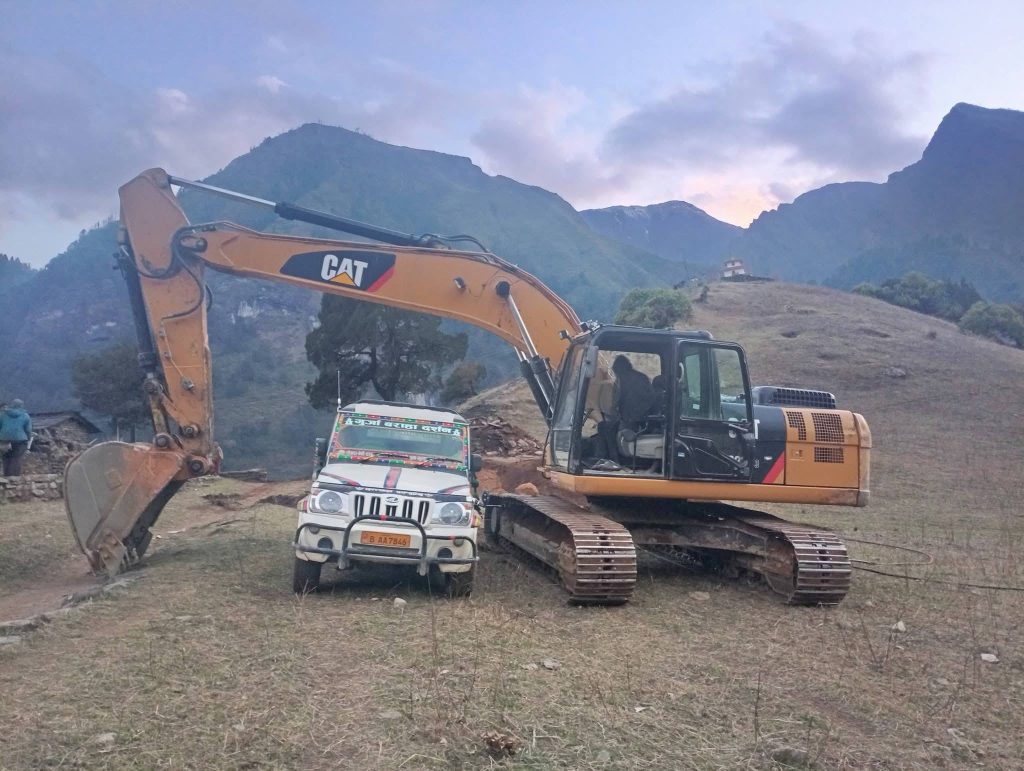 म्याग्दीको सबैभन्दा विकट गाउँ गुर्जामा पुग्यो सडक, जिल्लाका सबै ४५ वटै वडा जाेडिए सडक सञ्जालमा