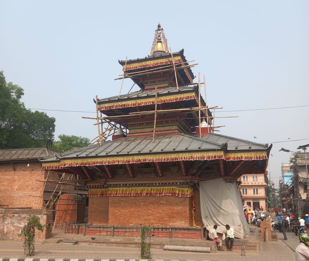 हरेक १२ वर्षमा हुने परम्परा : पशुपति क्षेत्रस्थित जयवागेश्वरीको ‘कलेवर’ फेरिँदै