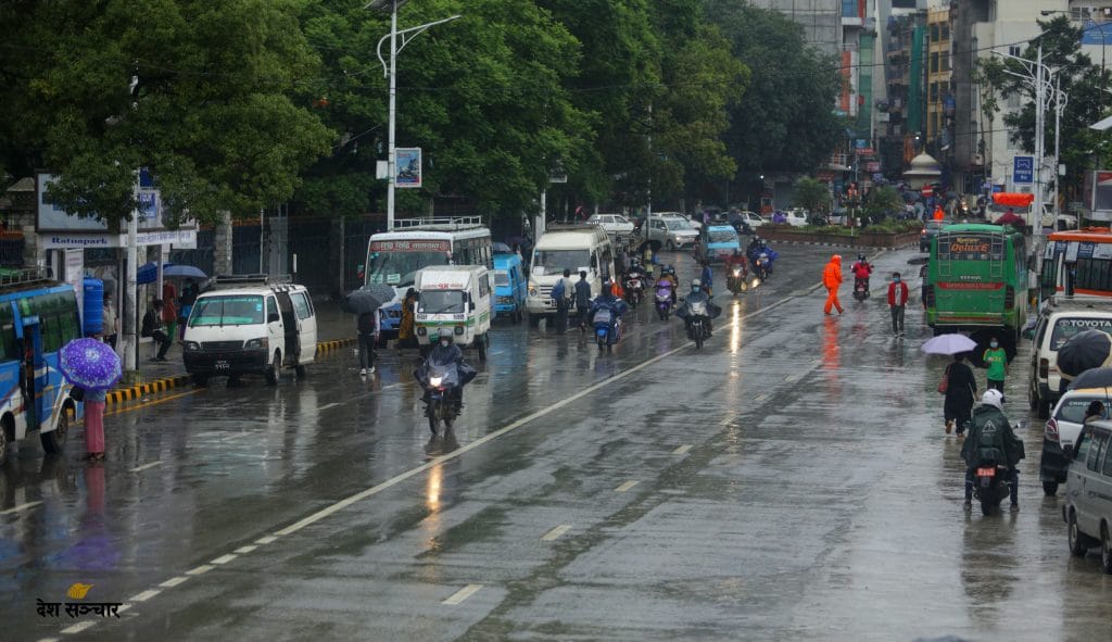 आजको मौसम : कोशी र गण्डकीमा भारी वर्षाको सम्भावना, देशभर मेघगर्जनसहित वर्षाको चेतावनी