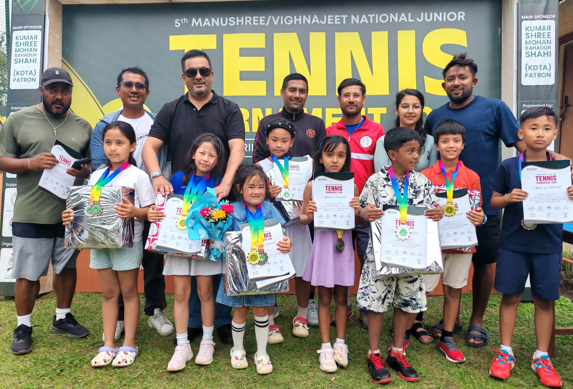 राष्ट्रिय जुनियर टेनिस : भान्सी राजभण्डारीलाई दोहोरो स्वर्ण