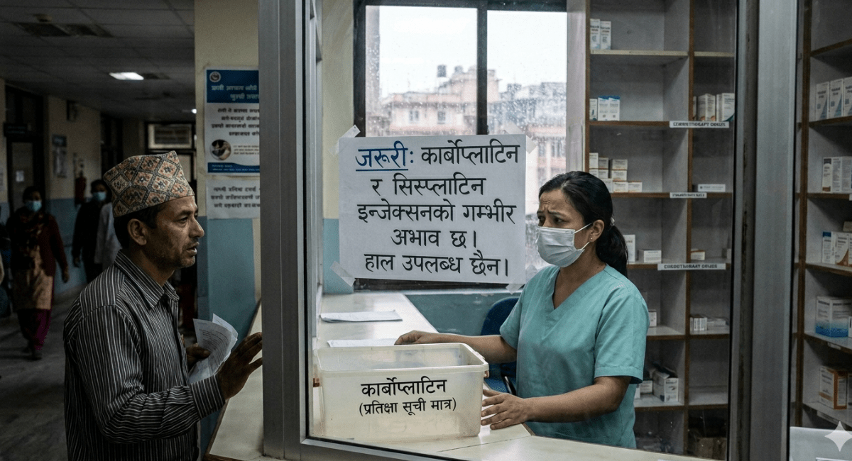 लुकभर क्यान्सरको औषधि अभाव : उपचारमा गम्भीर असर, बिरामी महँगोमा किन्न बाध्य