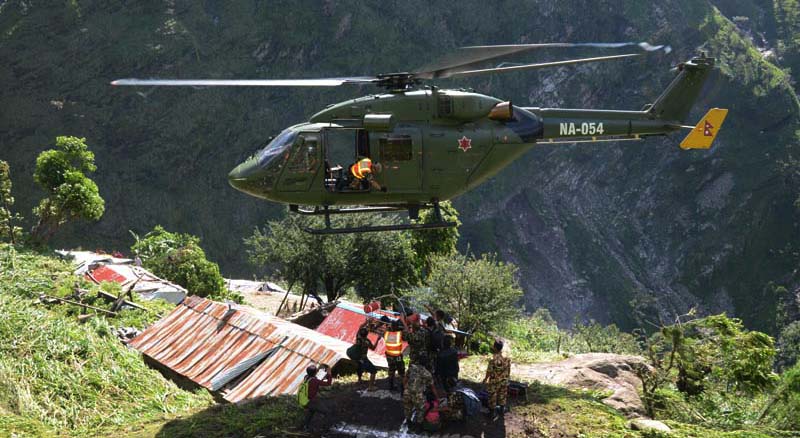 मनसुनजन्य विपद् प्रतिकार्यमा नेपाली सेनाको व्यापक पूर्वतयारी, तीन ठाउँमा हेलिकोप्टर र पुल तयारी अवस्थामा