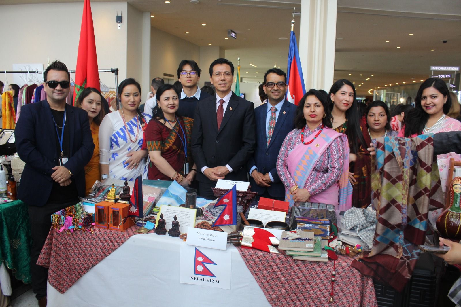 न्युयोर्कमा आयोजित ‘युएन इन्टरनेशनल बजार’मा नेपालको मौलिक कला र संस्कृति प्रदर्शन