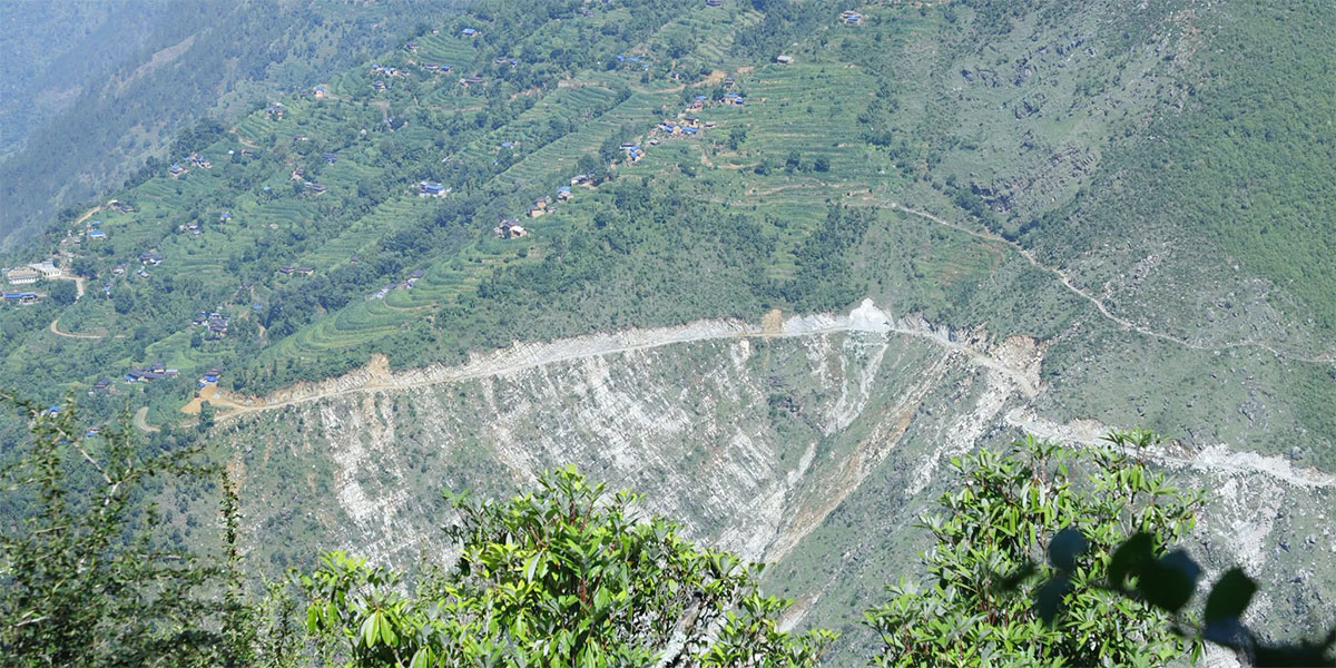बागलुङको दुर्गम फोर्सा गाउँमा पहिलोपटक सडक पहुँच : स्थानीयको सास्ती हट्दै