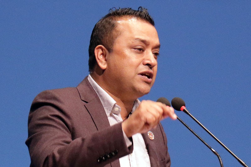 नेता रिसाए भनेर होइन, जनता रिसाए भनेर चिन्ता गरौँ : महामन्त्री गगन थापा