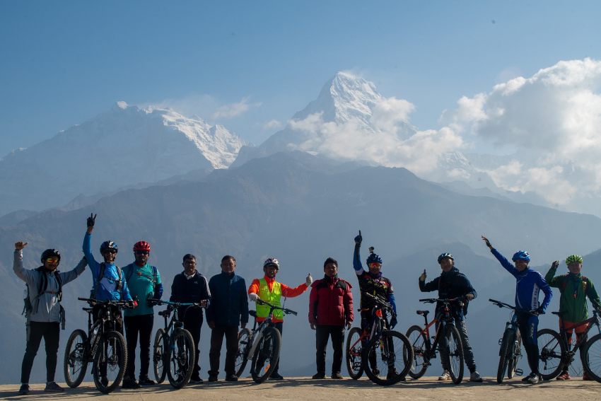 अब पुनहिलमा साइकलको रोमाञ्च : हिमालकै फेदमा ‘अफरोड’ राइडिङ