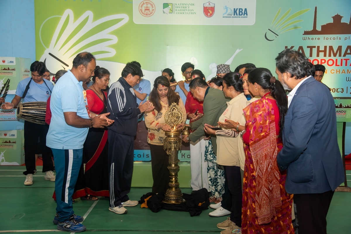 काठमाडौँ महानगर कप वडास्तरीय ब्याडमिन्टन प्रतियोगिता सुरु : २४ वडाका ४२ खेलाडी सहभागी