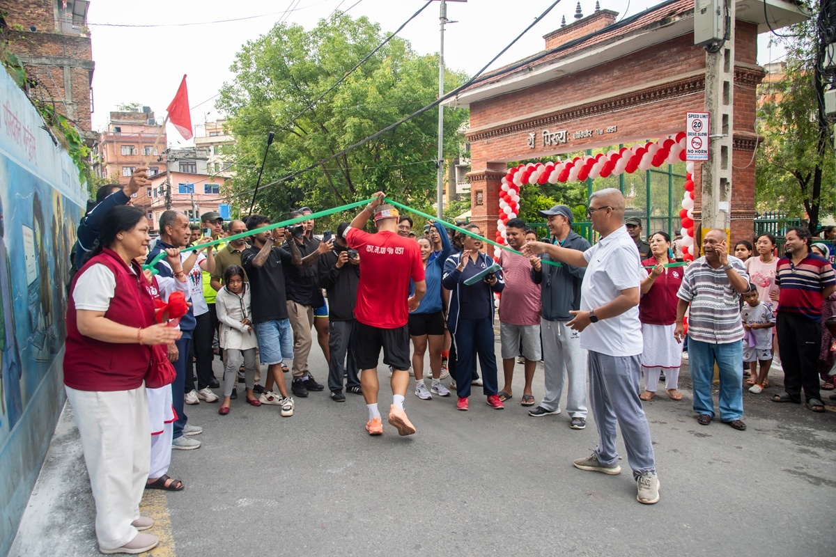 मङ्गलादेवी सिंह शतवार्षिकी : काठमाडौँ महानगर वडा नं. १७ द्वारा दौड प्रतियोगिता सम्पन्न
