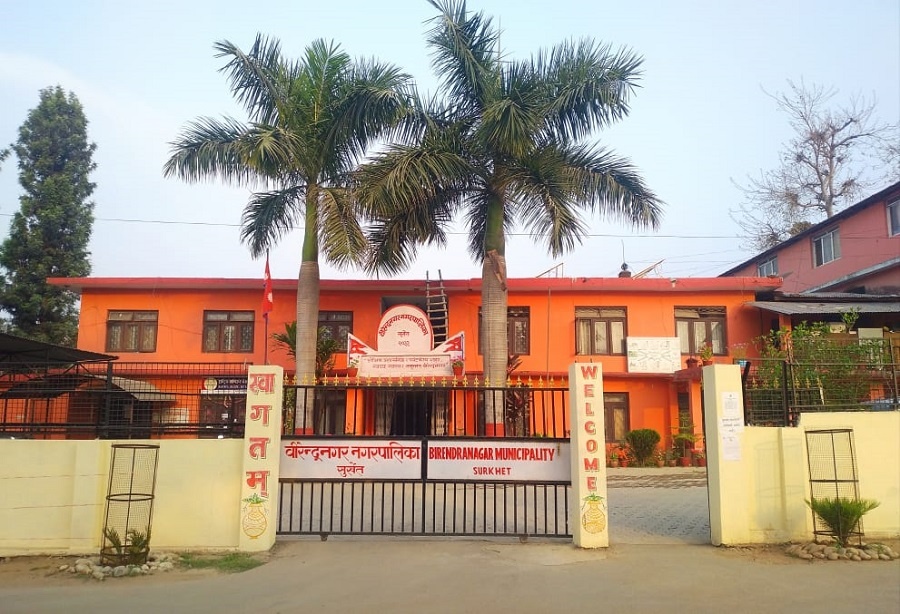 वीरेन्द्रनगर नगरपालिकाले ल्यायाे ४ अर्ब ७१ करोडको बजेट: पुँजीगततर्फ ६४ प्रतिशत विनियोजन