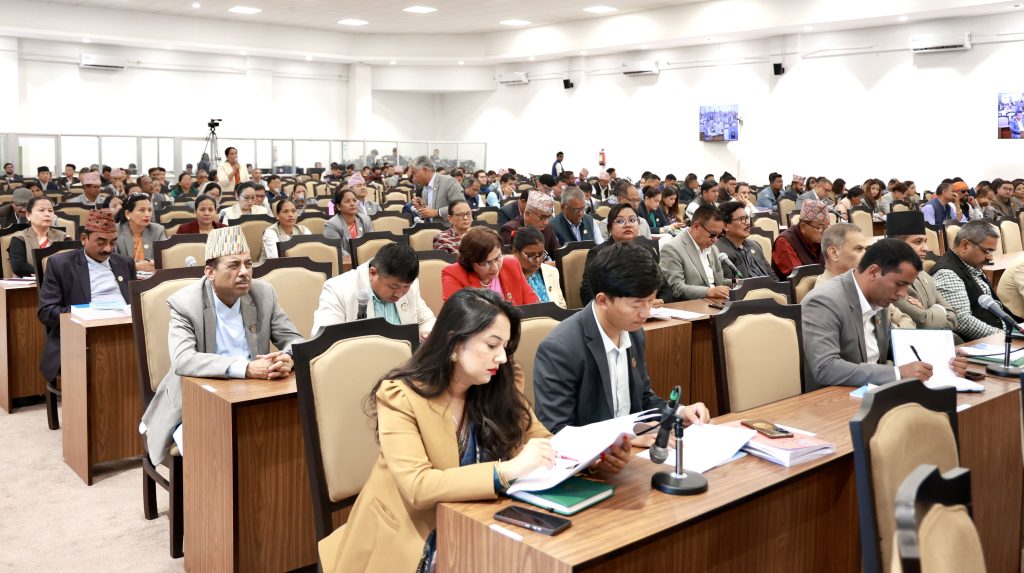 विनियोजन विधेयकमाथि छलफल जारी: पाँच मन्त्रालयको बजेट कटौती गरी ‘एक रुपैयाँ’ कायम गर्न प्रस्ताव