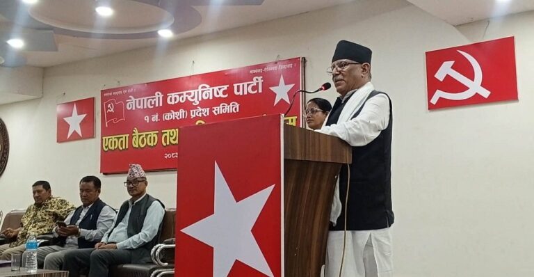 नेकपा (एमाले) सँग तत्कालै सहकार्य सुरु गर्ने प्रचण्डको भनाई