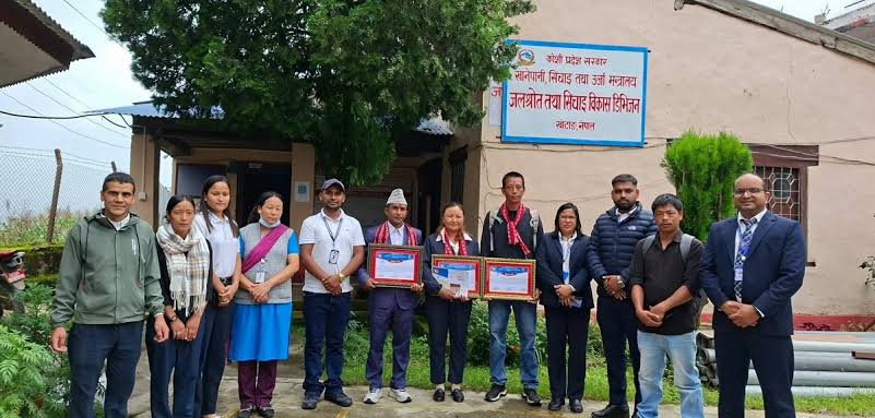 खोटाङमा उत्कृष्ट सिँचाइ उपभोक्ता समिति र कर्मचारी सम्मानित